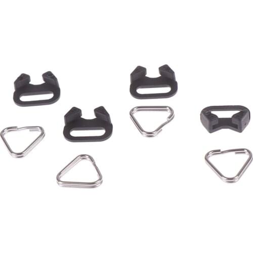 4 Sets Belt Hook Camera Shoulder Strap Split Triangle Ring Replacement Camera Strap Buckle For Digital Camera Strap Split Ring