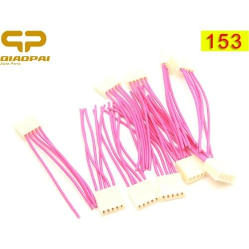 5PCS 10PCS Universal 5 Pin 153 Car Power Window Switch 5 Wire Harness Adapter Plug For Honda Wiring Harness Auto Accessories