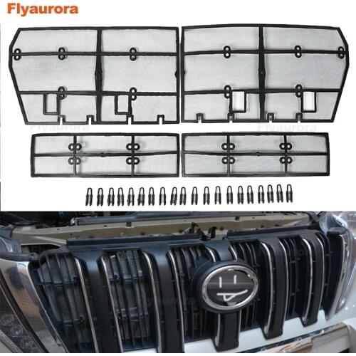 Car Insect Screening Mesh Front Grille Insert Net For toyota land cruiser prado 150 120 Camry2018 Highlander Crown Accessories