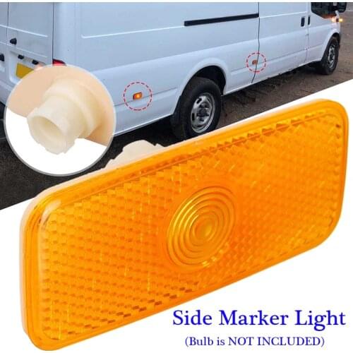 Car Side Marker Light Lens For Ford Transit MK7 2006-2014/MK6 2000-2006 87mm Car Side Marker Lamp Accessories