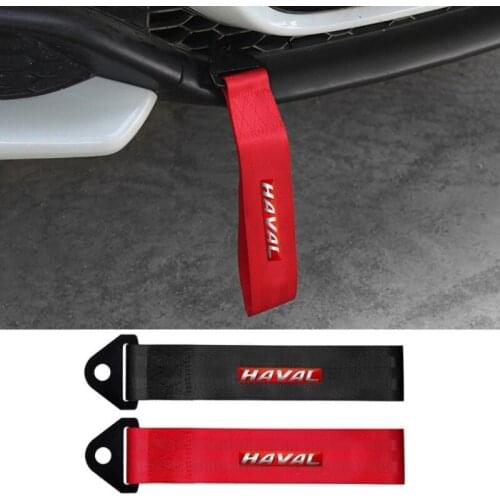 Car Tow Cable Towing Pull Rope Strap Hook for Haval H2 H7 F7 F7X Jolion H2S H6 2021 H9 H5 H8 M4 H3 M2 Bumper Trailer Accessories