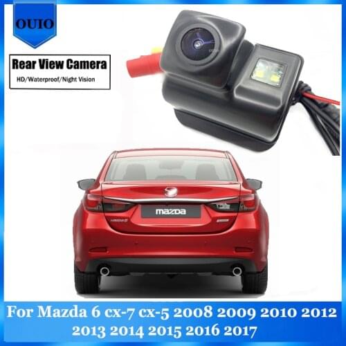 For Mazda 6 cx-7 cx-5 2008 2009 2010 2012 2013 2014 2015 2016 2017 HD Rear View Camera Night Backup Reversing Camera Trunk