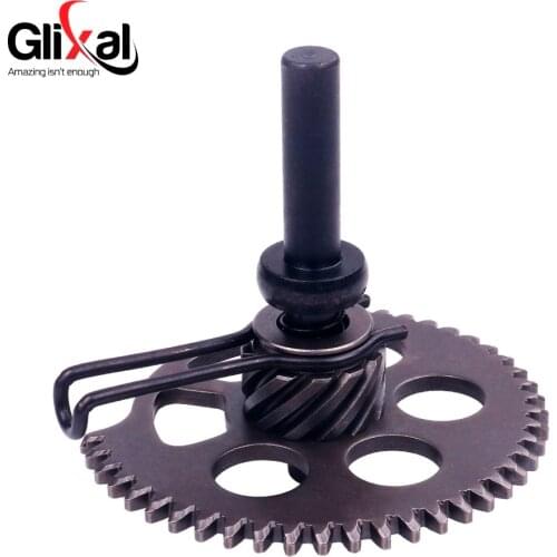 Glixal GY6 125cc 150cc Engine Kick Start Idle Gear Shaft Sprocket for Chinese Scooter Moped Go Kart Quad ATV 152QMI 157QMJ