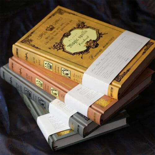 European Antique Magic Ultra Thick Book Notebook Students Creative A5 Thicker Diary Book Classic Gift Journal