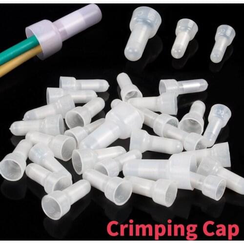 CE-1X CE-2X CE-5X Closed End Crimp Caps Electrical Wire Cable Closed Line Cap Terminals Connectors Set AWG 12-10 16-14 22-16