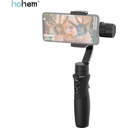 Hohem iSteady Mobile+3-Axis Handheld Stabilizing Gimbals Support Visual Auto-tracking Motion Tim-elapse Photography Zoom Control