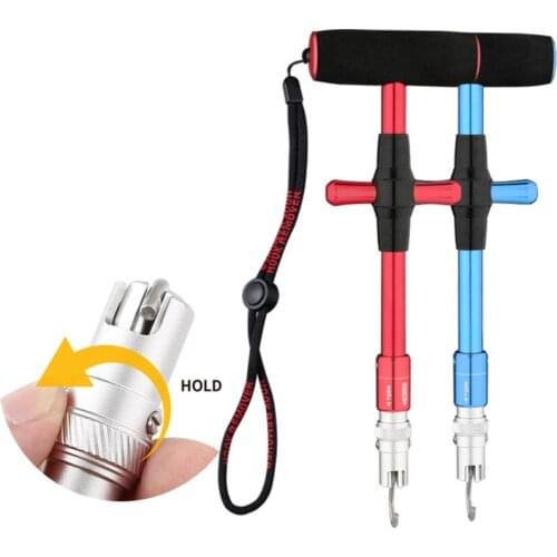 Easy Fish Hook Remover Aluminum Squeeze-Out Fish Hook Separator Tool Portable Fishing Gear Hooks Extractor