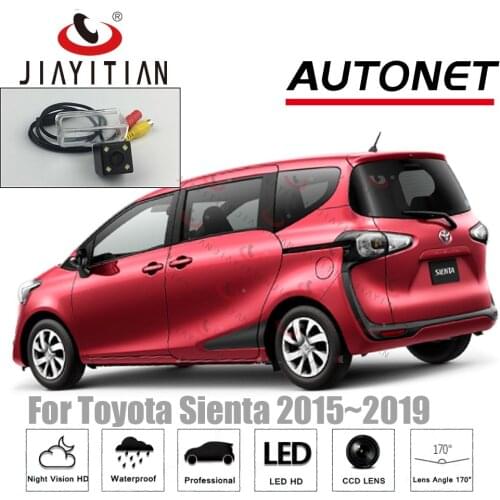 JIAYITIAN car Rear view Camera For Toyota Sienta 2 2015 2016 2017 2018 2019 CCD Night Vision Reverse Camera license plate camera