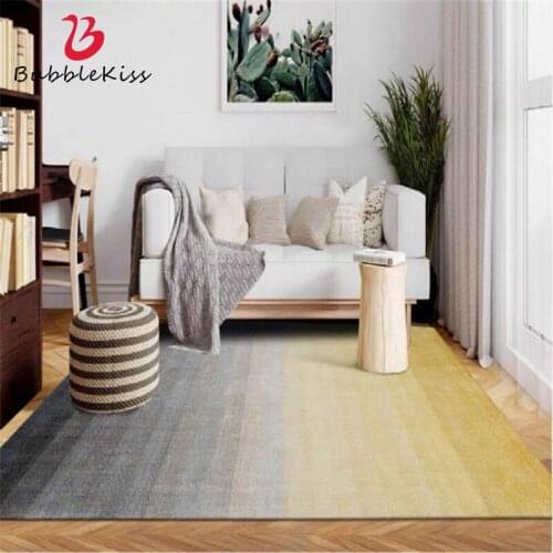 Bubble Kiss Ins Gradient Color Carpet for Living Room Home Nordic Style Coffee Table Decor Bedroom Rug Hallway Customized Mats