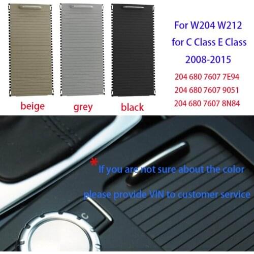 Center Console Cover For Mercedes-Benz W204 W212 C Class S212 S204 E Class Cup Holder Roll Curtain Intermediate Control Zipper