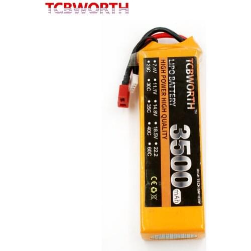 TCBWORTH 3S RC LiPo Battery 11.1V 2600mAh 25C Burst Rate 50C For RC Airplane Quadrotor Helicopter Drone Boat RC Toys Batteries