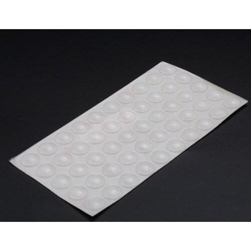 50Pcs/packs Silicone Mini Rubber Feet Pads Transparent Buffer Bumper Stop Cushion Self Adhesive Home Cupboard Door Close Buffer