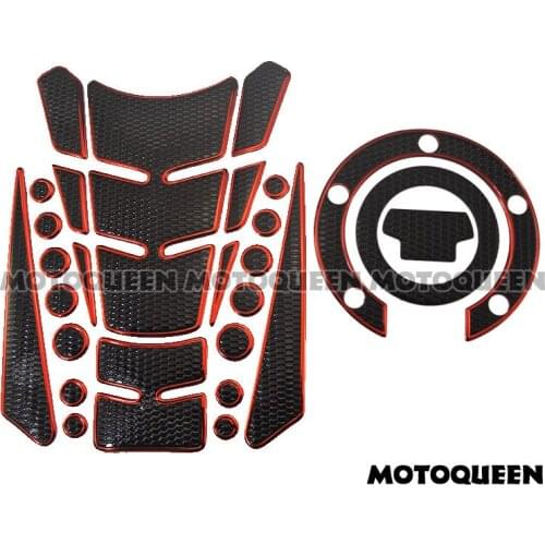 Motorcycle Fuel Gas Tank Cap Cover Pad Protector Stickers Decals for YZF-R1 YZF-R6 YZF1000 YZF600 FZ1N FZ6N FZ8 TDM900 XJ6 FZ1S