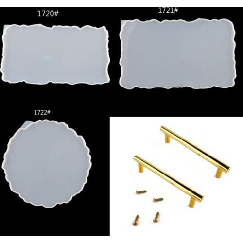 Irregular Big Plate Resin Mold Oversized Fruit Disc Tray Resin Mold Art Crafts Dried Flower Resin Decorative DIY Hand Crafts