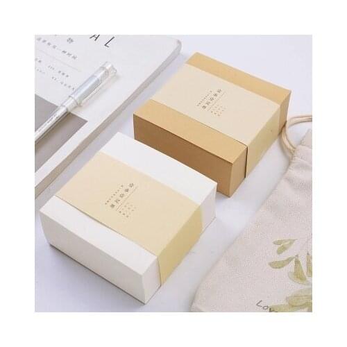 Creative Simple Thickening blank Square record of events leave message Memo Pad 400pcs/pack free shipping