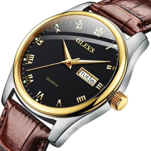 New Pointer Quartz Watch Luminous Waterproof Couple Watch Mens Watch Fashion Leather Watchs for Adult Men and Women