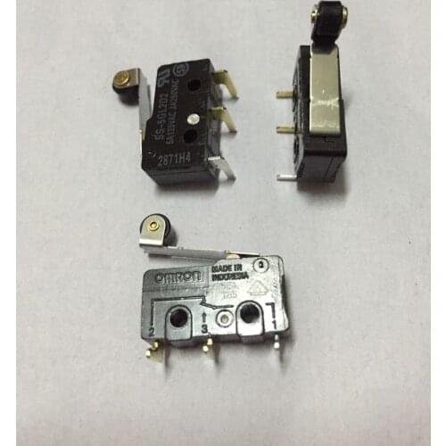 Original new 100% SS-5GL2D2 bent-foot micro switch handle with roller 3A250VAC
