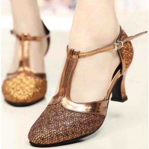 New Women Latin Dance Shoes Ladies Girl Tango Ballroom Comfortable Red Latin Dance Shoes For Women/Ladies/Girls Tango 5 Colors