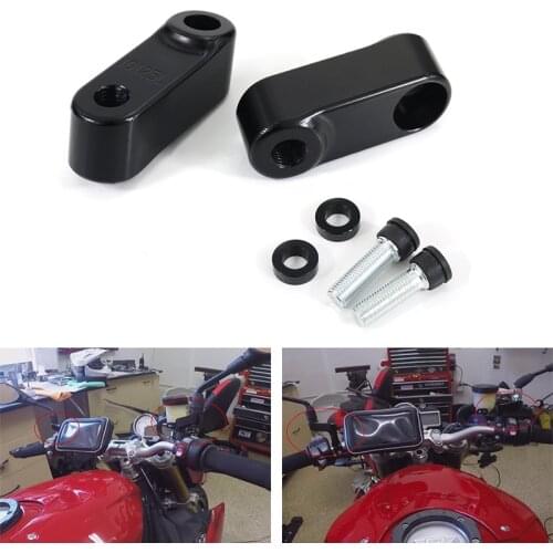 Fit for KAWASAKI ER6N KLR 650 Vulcan S Versys 650 Z125 Z300 Z400 Z650 Z800 Z900 Z1000 M10x1.25 Mirrors Riser Extension Adapter