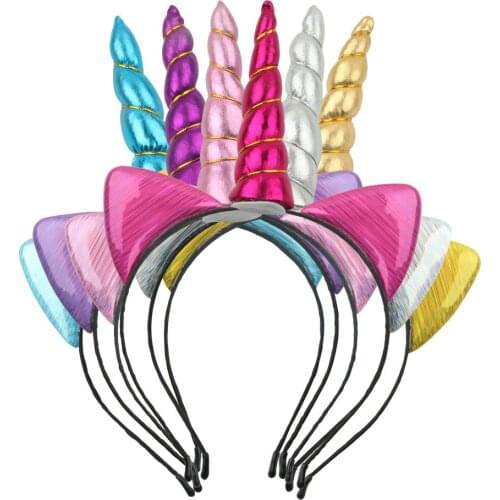 Cartoon Unicorn Party Headband Fashion Childrens Birthday Party Unicorn Headband