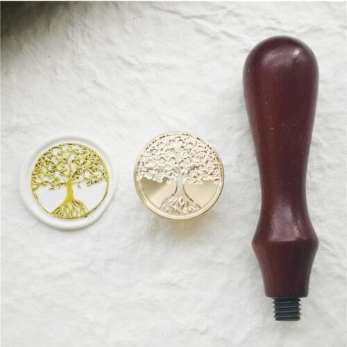Vintage Life Of Tree Wax Seal Stamp Sellos Envelope wax stamp Alphabet Sealling Stamps Brass Peacock Metal Handle Gift Set