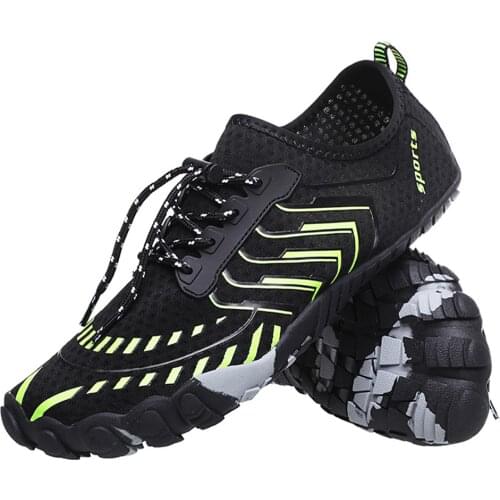 Amphibious Wading Upstream Mesh shoes Breathable Couple water outdoor sport Reef Rock non-slip sneakers Plus size Unisex Fishing