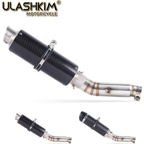 Motorcycle Exhaust Muffler Pipe Link middle Pipe Slip On For HONDA CBR400 CB500R CBR500R 2013-2015 CB400X CB500X 2013-2016