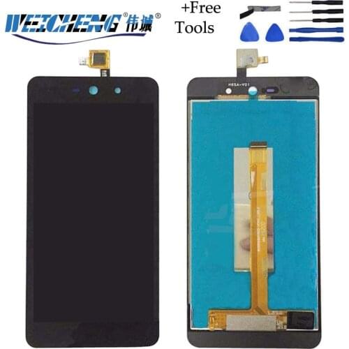 WEICHENG For Wiko Rainbow Up 4G LCD Display +Touch Screen Assembly tested For Rainbow Up 4G phone lcd Digitizer +free tools