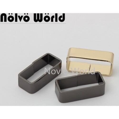 10-50 pieces 3 colors 25*11mm 22mm inner oval rings for chain bag belt strap connector oval buckles handbag accessories