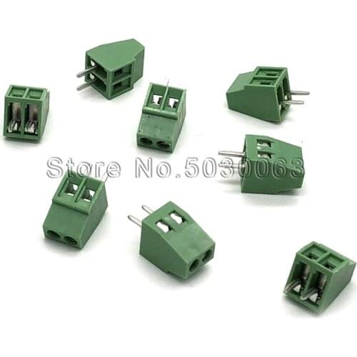 10pcs terminal screw type PCB terminal DG/KF128-2P spacing 2.54MM