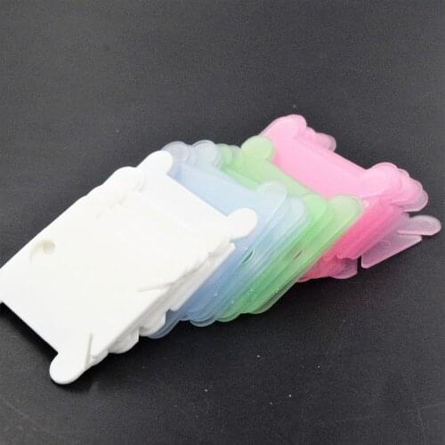 100 pc Plastic Embroidery Floss & Craft DIY Sewing Tools for Storage Bracket Coils Cross Stitch Cross Stitch Supplies Accessorie