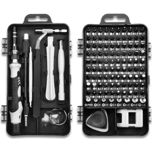 115 In1 Multi-function Screwdriver Set Multi-function Manual Repair Toolbox Household Repair Disassembly Toolbox Mobile Computer