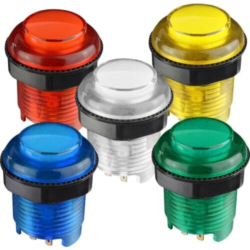 2 Player Arcade USB Encoder joystick Hanlde + LED Illuminated Push Buttons Zero Delay Raspberry Pi arcade machine