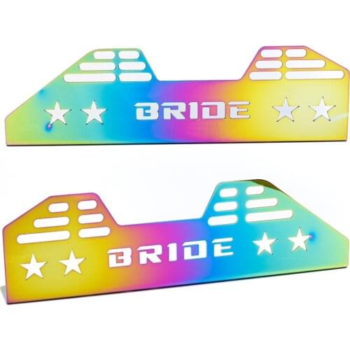 2X BRIDE Stainless Steel Racing Bucket Seat Side Mounts Brackets Car seat bracket accessories