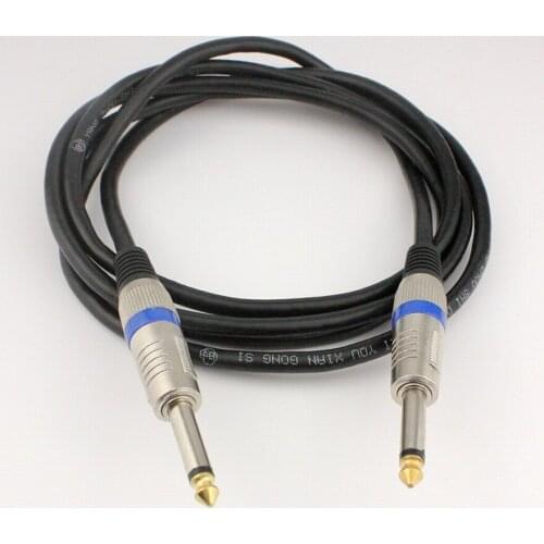 6.35mm/6.5mm plug butt joint cable for electric guitar sound console instrument noise cable 1.4m