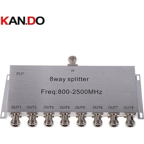 8 Way telecom use Power Splitter (800~2500MHz) power divider,frequency radio splitter,signal divider communication convertor