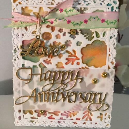 ABOOM Hollow Frame Flower Metal Carbon Steel Christmas Die Cut Die Embossing Stencil Scrapbooking Album Photo Decor Cutting Dies