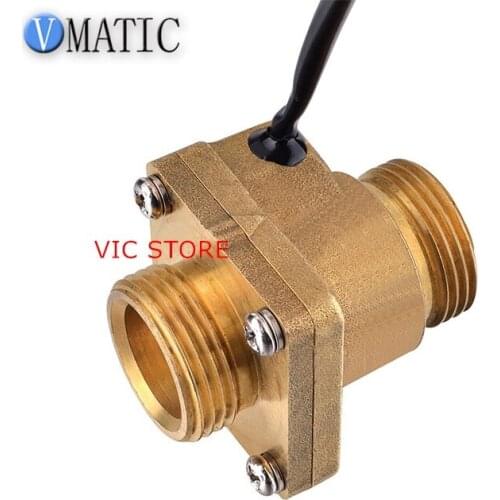 Free Shipping Electronic Water Urinal Flush Sensor VC4050 Male Thread Brass Magnetic Flow Switch