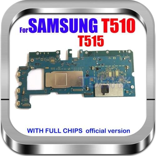 EU versionFor Samsung Galaxy Tab A SM-T510 SM-T515 T510 T515 16GB motherboard Mainboard Logic Board Circuits card fee Flex Cable