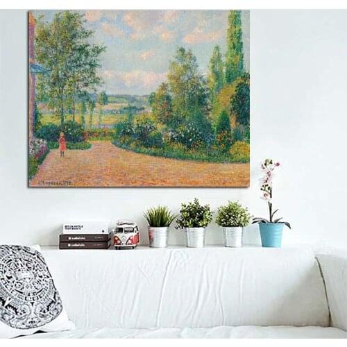 Camille Pissarro Beautiful Scenery Canvas Painting Prints Living Room Home Decor Modern Wall Art Oil Painting Posters Pictures
