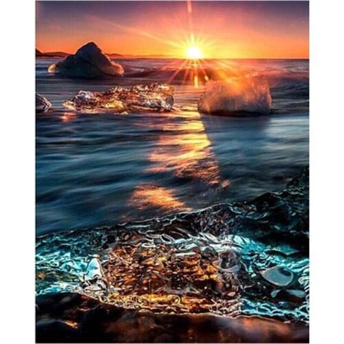 Kexinzu Full 5D DIY Square Round Volledig Diamond Painting"sunflower"3D Embroidery or Crafts Christmas Gift Cartoon K6456