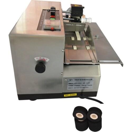 Hot ink roll date coding machine for food and pharmacy factory