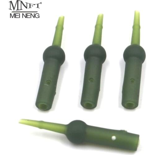 MNFT 12Pcs Heli Buffer Sleeves Carp Fishing Tools Terminal Tackles For Making Rigs Size 34mm Rubber Carp Fishing Chod