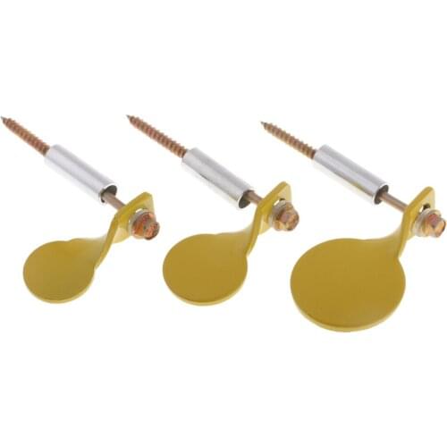Lots 3 Stainless Steel Target Shooting Target Mixed Size Wall Stick
