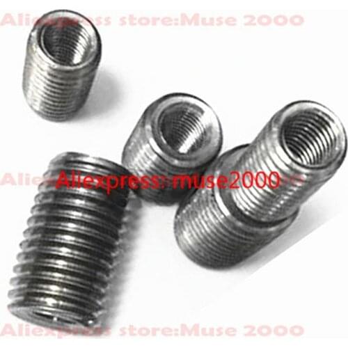 304 screw nut adaptor furniture Inner M5 to outer M8 M10 M12 metric thread bushing connector coupler convertor