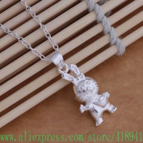 Silver Plated Necklace Silver Plated fashion jewelry pendant /axlajosa aegaivna AN009