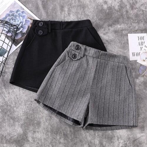 Plus big size clothing for femme woman High waist 2020 Womens shorts clothes pants cloth outside black shorts female A6168