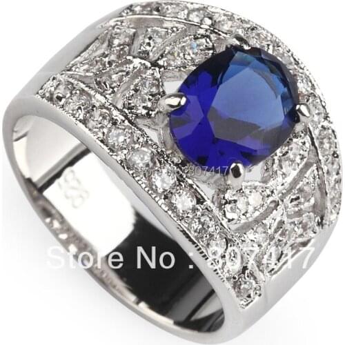 SHUNXUNZE engagement rings for women Noble Generous accessories alliance Purple Cubic Zirconia Rhodium Plated R432 size 6 7 8 9