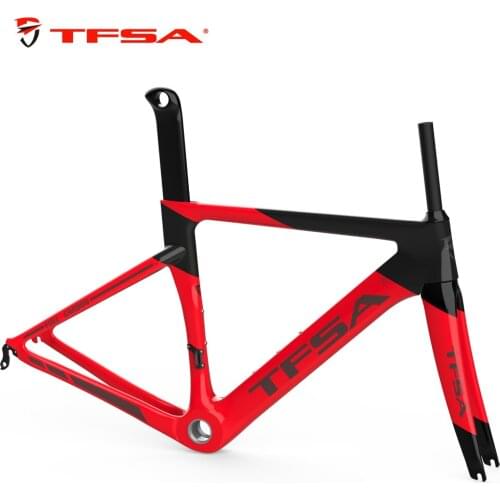TFSA ultralight carbon fiber frame T1000-40T carbon cloth factory sales quality assurance 2 years 1100gV brake carbon frame
