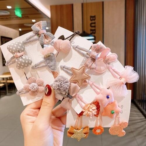 2021 Kawaii Cartoon Children Hairpins Gift Princess Girls Kids Hair Clips Pins Accessories Barrettes Headdress Hairclip Headwear
